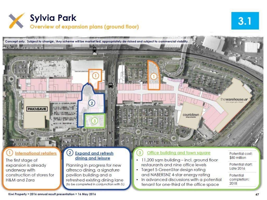 Sylvia park, Auckland εμφάνιση χάρτη