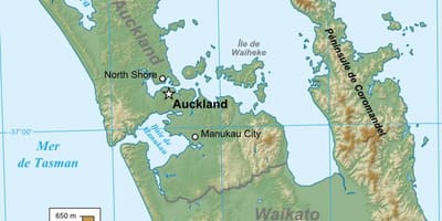 Auckland γεωλογικό χάρτη